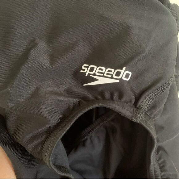 Speedo Black Pro LT One Piece Womens Swimsuit Size 12/38 Lessons/Competition - Picture 6 of 9